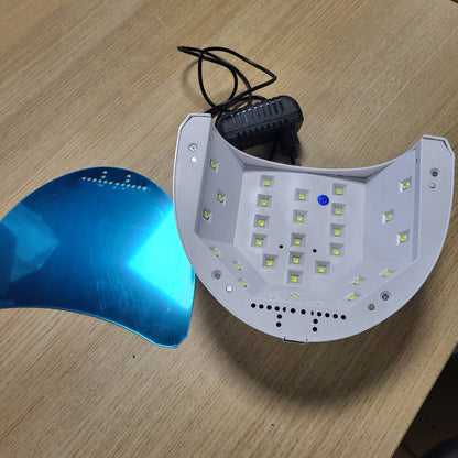 307939 - LLAMBË Thonjsh UV LED, tharëse thonjsh gjysmë e përhershme 48W për manikyr dhe pedikyr