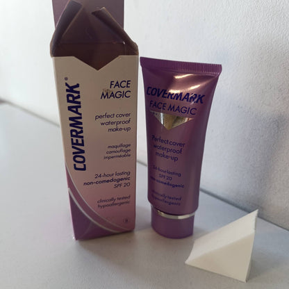 321217 - COVERMARK - Fondatinë e papërshkueshme nga uji Face Magic, hipoalergjike, SPF 20, për të gjitha llojet e lëkurës, ngjyra 6, madhësia 30 ml