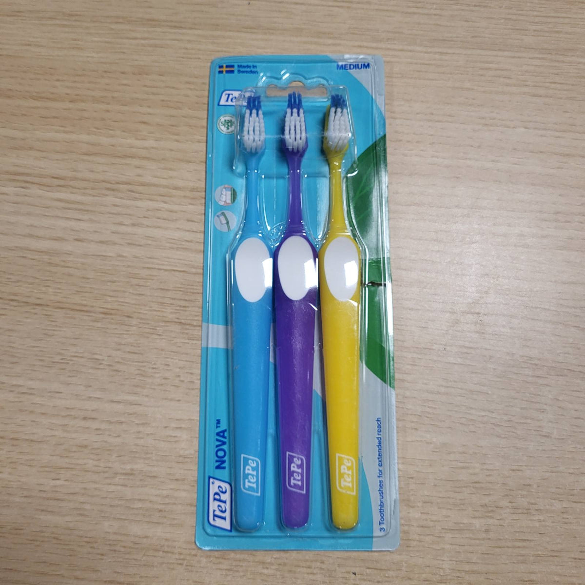 306671 - TEPE Furçë dhëmbësh Nova, e mesme, 3 copë