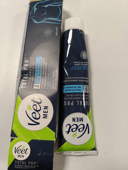 308404 - VEET MEN - Krem për heqjen e qimeve për meshkuj - Lëkurë e ndjeshme - 200 ml
