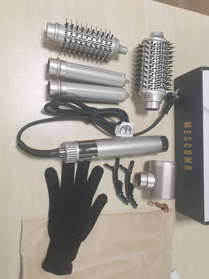320968 - MESCOMB Furçë tharëse flokësh Air Styler 5 në 1 për volum dhe flokë kaçurrela të drejta