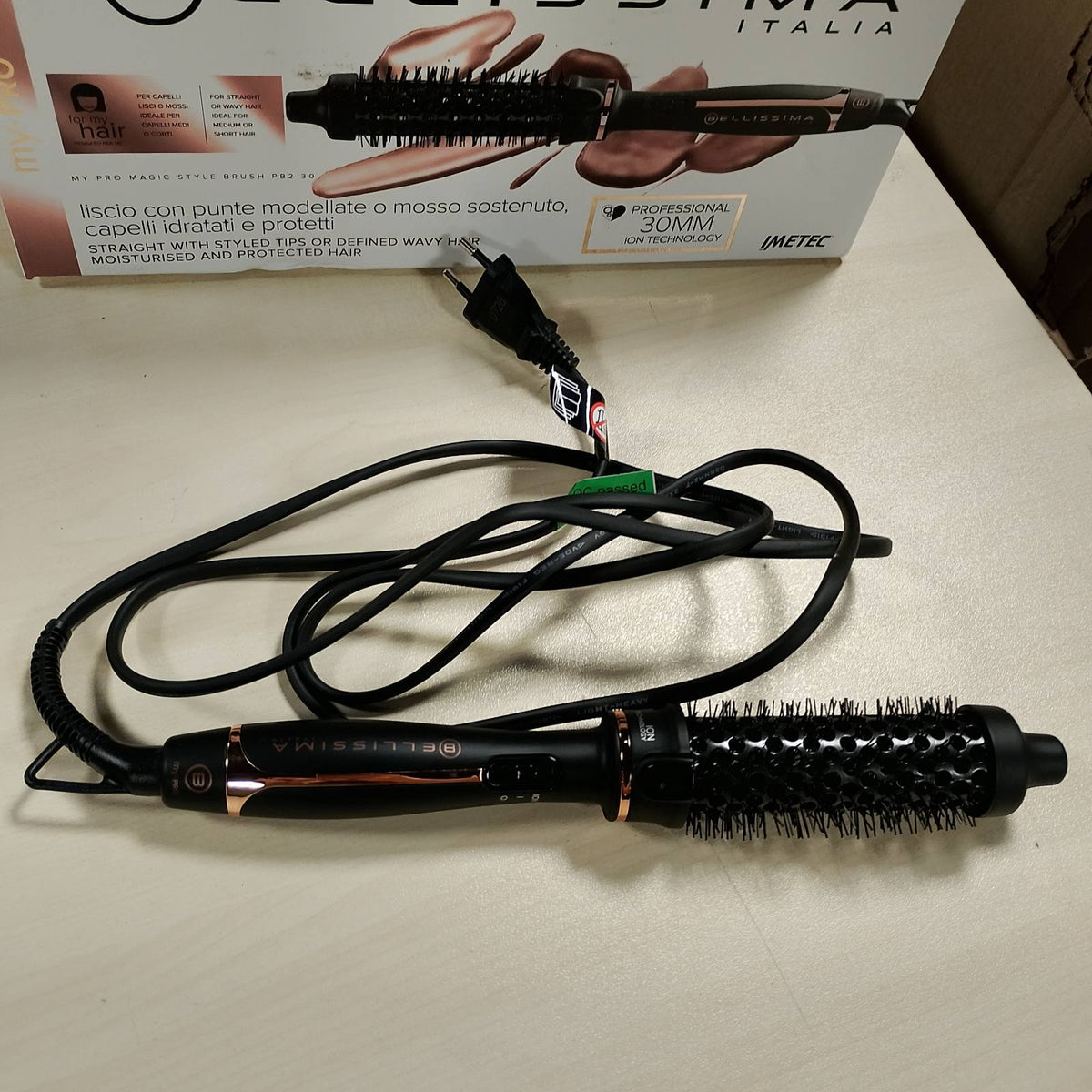302841 - BELLISSIMA Imetec P2 30 Furçë flokësh me ngrohje – 30 mm