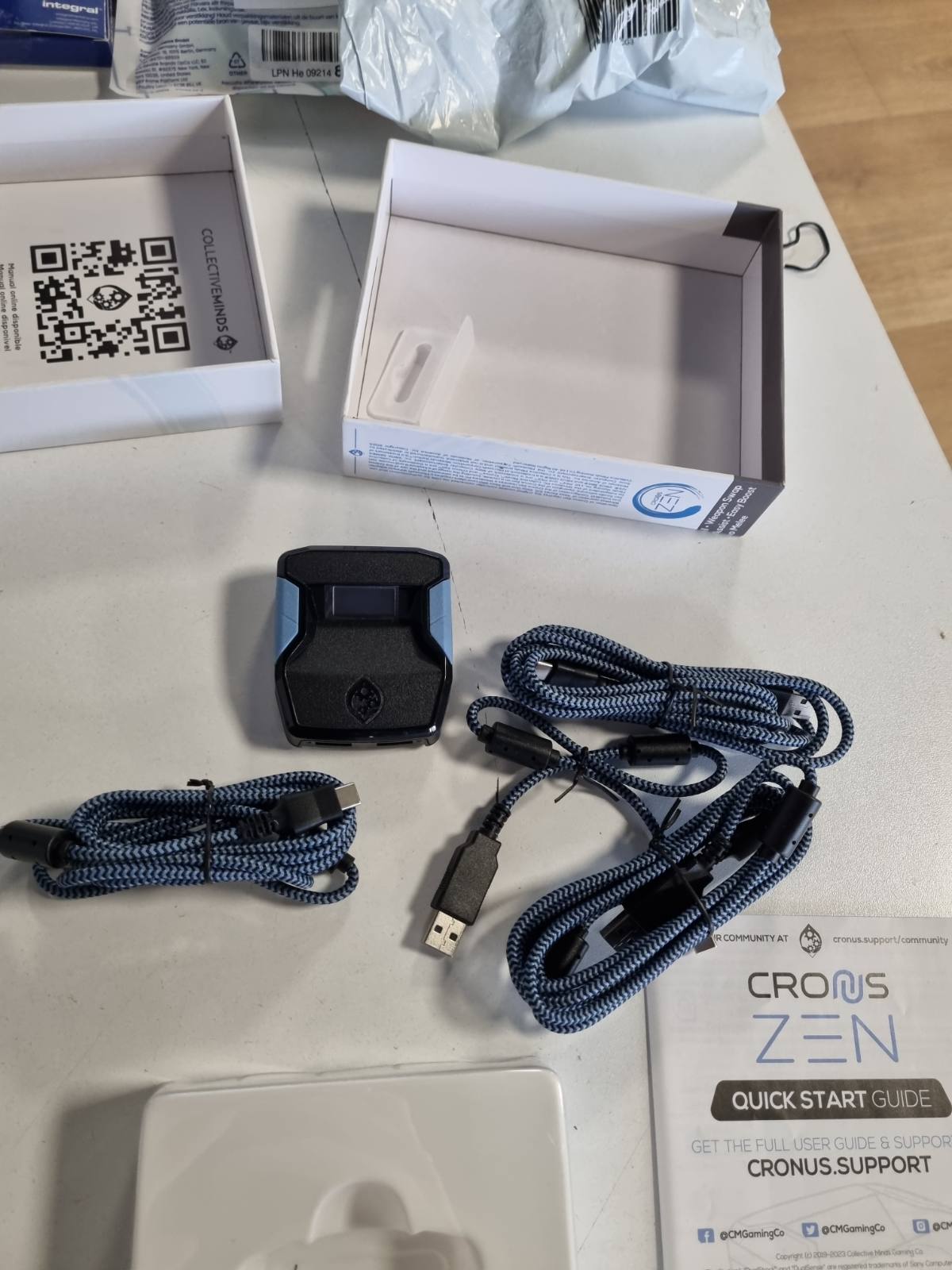 305074 - COLLECTIVE MINDS Përshtatës Kontrolluesi 'Cronus Zen' për PS4, PS5, Xbox One, Xbox Series X|S, Switch dhe PC - Lojëra Ndërplatforma, Modifikime, Skripte, Mbështetje për Tastierë/Maus