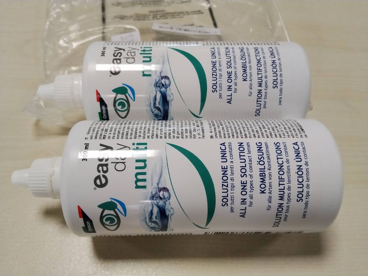 336956 - EASY DAY Tretësirë Shumëfunksionale për Lentet e Kontaktit - Duopack 2 x 360 ml