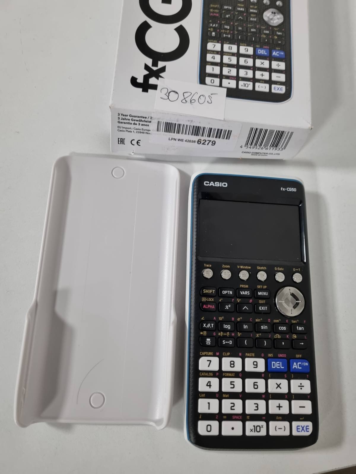 308605 - CASIO FX-CG50 - Kalkulator Grafik, Ekran me Ngjyra me Rezolucion të Lartë (Versioni BE)