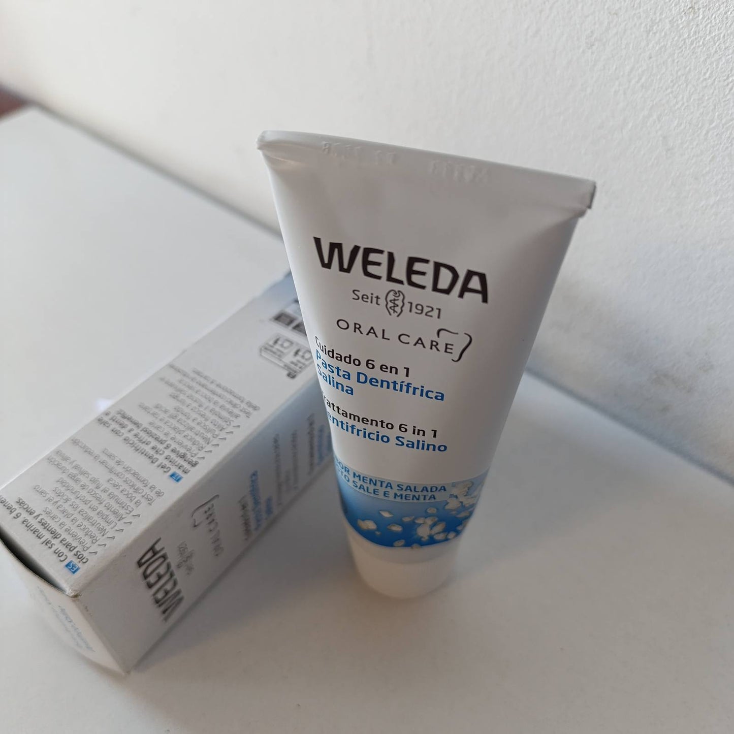 322090 - WELEDA Pastë dhëmbësh me kripë 75ml - Kripë deti pa fluor 6-në-1
