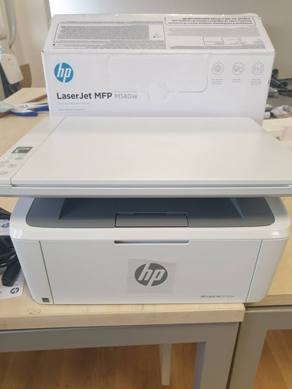 305073 - HP LaserJet M140w 7MD72F, Printer Shumëfunksional Laser A4, Monokrom, Printim Manual Dupleks Bardhë e Zi, 20 faqe/min, Wi-Fi, Smart, Bardhë