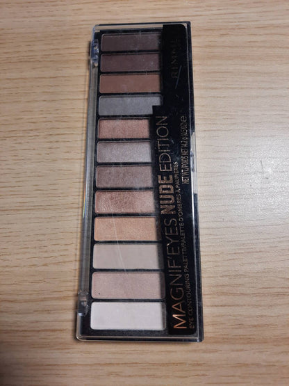321926 - RIMMEL LONDON Paleta e Hijeve të Syve Magnifeyes, 2 Nuanca Shumëpërdorimëshe, 001 Nude