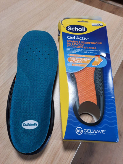 321587 - DR. SCHOLL Sholla të brendshme GelActiv për këpucë pune dhe çizme, Teknologji GelWave, Madhësitë 40-46.5