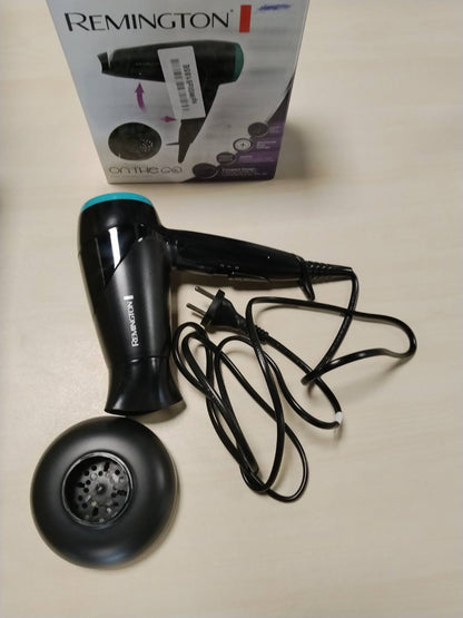 303376 - REMINGTON Tharëse flokësh 2000W, e palosshme, shkop stilimi dhe difuzor, 2 cilësime nxehtësie, model D1500