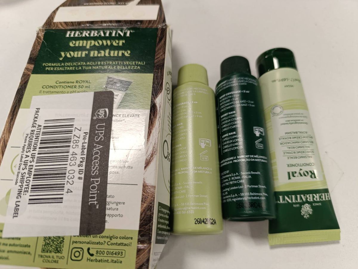 308180 - HERBATINT Xhel për Ngjyrosje të Përhershme për Flokë 6N Bjonde e Errët - 170 ml, pa amoniak, mbulim 100% i flokëve të grira, për lëkurë të ndjeshme