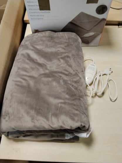 302840 - BEURER HD 75 Batanije elektrike komode me pajisje elektronike termorregullimi, 6 nivele temperature dhe fikje automatike pas 3 orësh, ngjyrë taupe