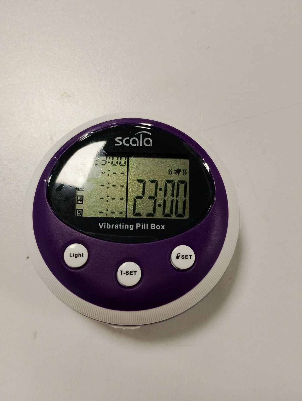336520 - SCALA Organizues për tableta me 5 ndarje dhe 5 alarme, vjollcë