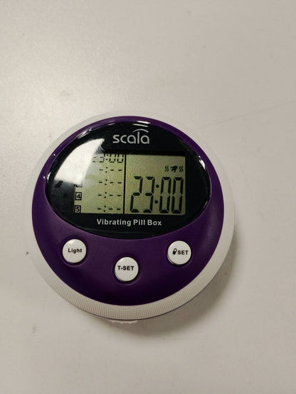 336520 - SCALA Organizues për tableta me 5 ndarje dhe 5 alarme, vjollcë