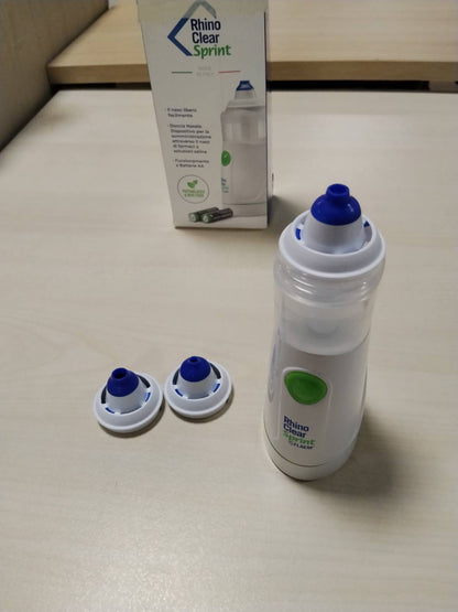 336050 - FLAEM Dush Nazal Portativ Rhino Clear Sprint, Shpëlarës Nazal për Fëmijë dhe të Rritur, Me Bateri, Prodhuar në Itali