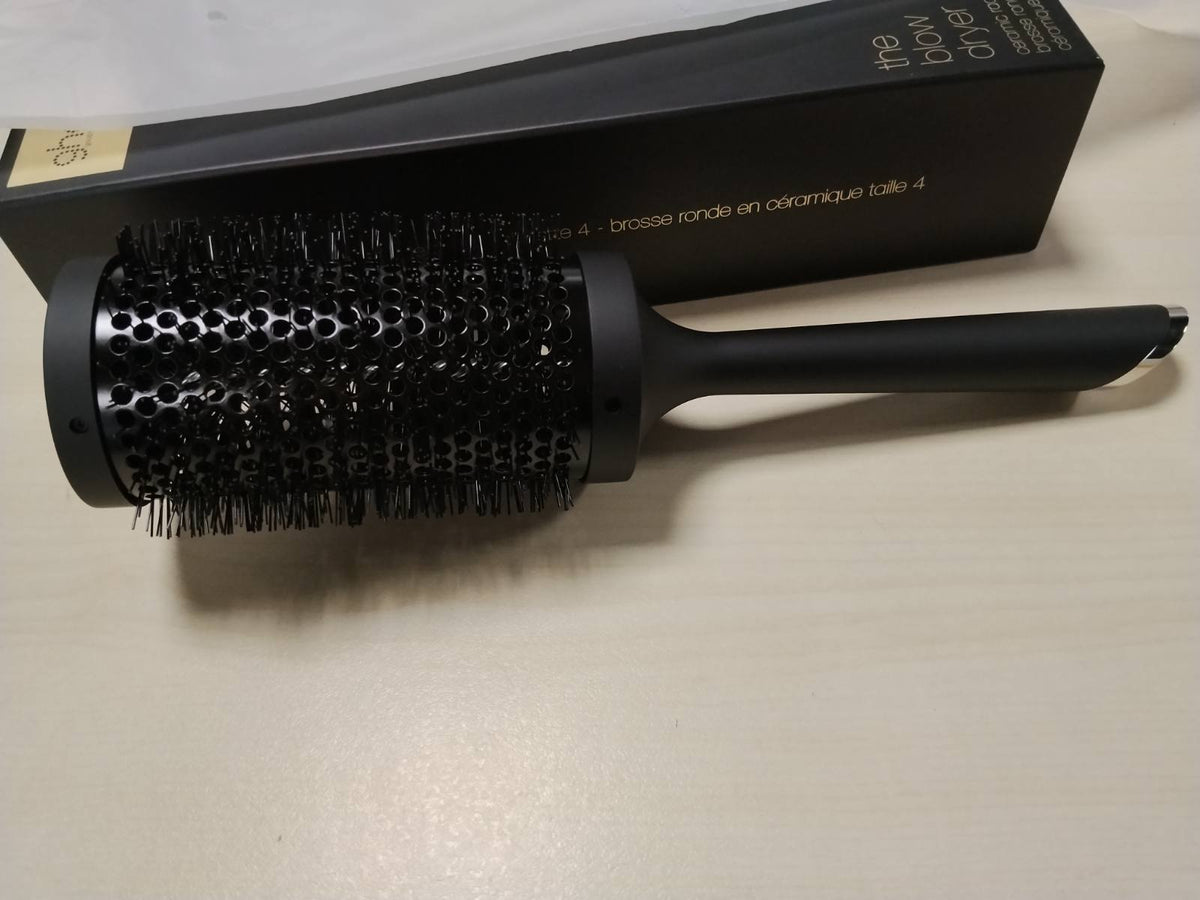 336238 - GHD Furçë flokësh e rrumbullakët me tharëse flokësh, Furçë qeramike, Më shumë vëllim, Kundër kaçurrelave