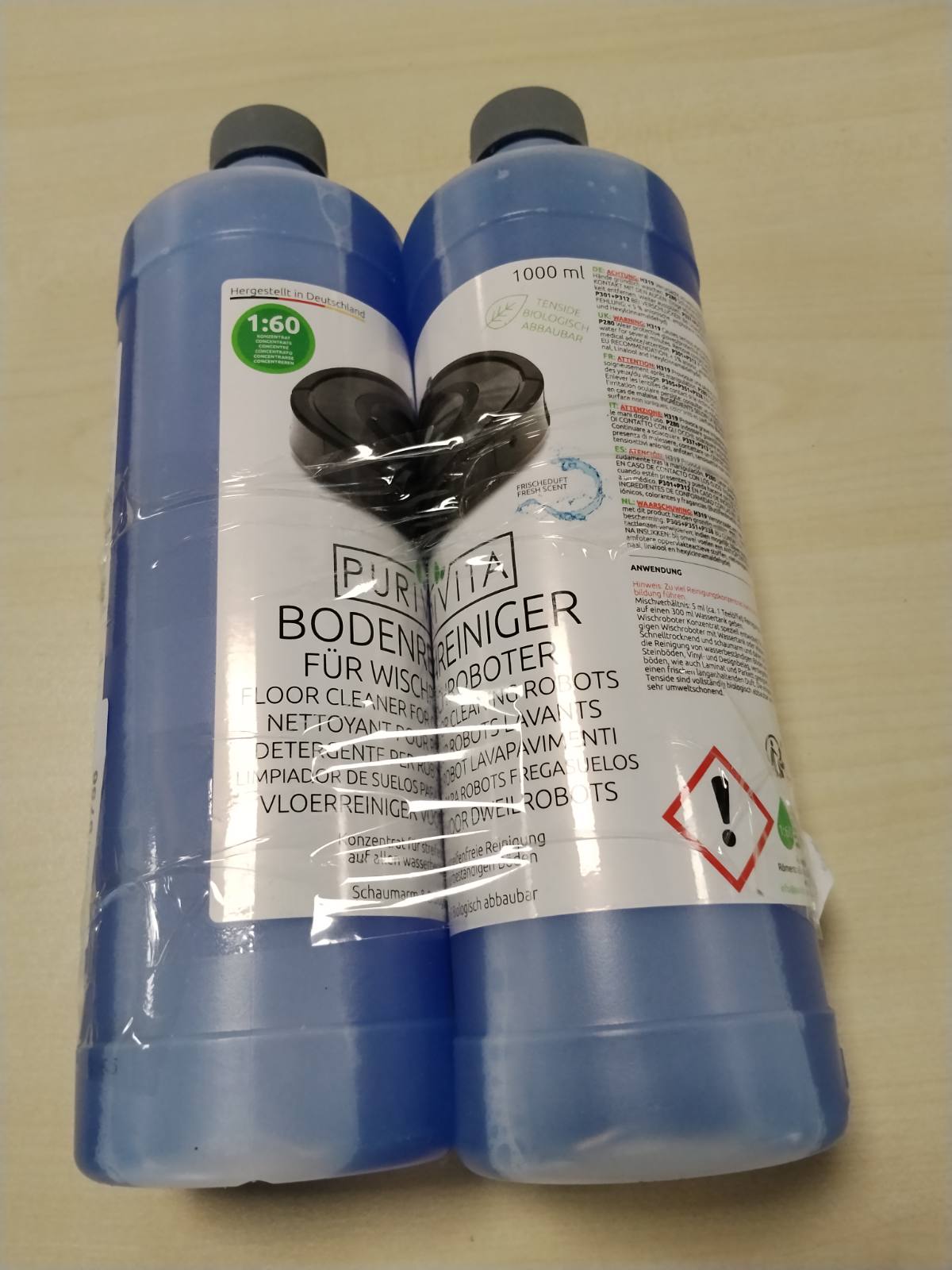 336213 - PURIVITA® Pastrues dyshemeje i koncentruar për robotë dhe pastrues, 2x1L
