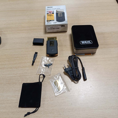 321555 - Wahl - Rroba rroje Travel Edition Gold Brisk elektrik pa tel dhe i rikarikueshëm për burra - Kompakt dhe i lëvizshëm