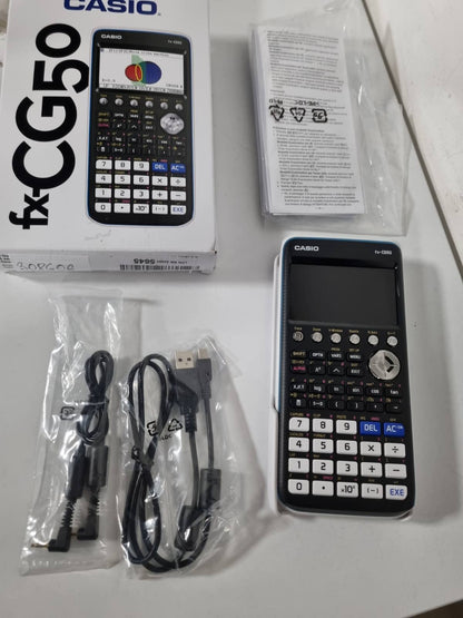 308606 - CASIO FX-CG50 - Kalkulator Grafik, Ekran me Ngjyra me Rezolucion të Lartë (Versioni BE)