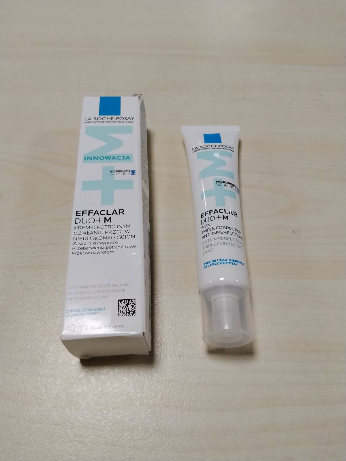 296961 - LA ROCHE-POSAY Krem për fytyrën kundër akneve, 40 ml, Kujdes i trefishtë i thellë kundër puçrrave, me niacinamidë, filobiomë dhe Procerad
