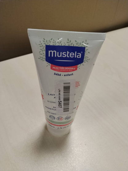 307913 - MUSTELA Losion trupi qetësues për lëkurë shumë të ndjeshme për foshnje, 200ml