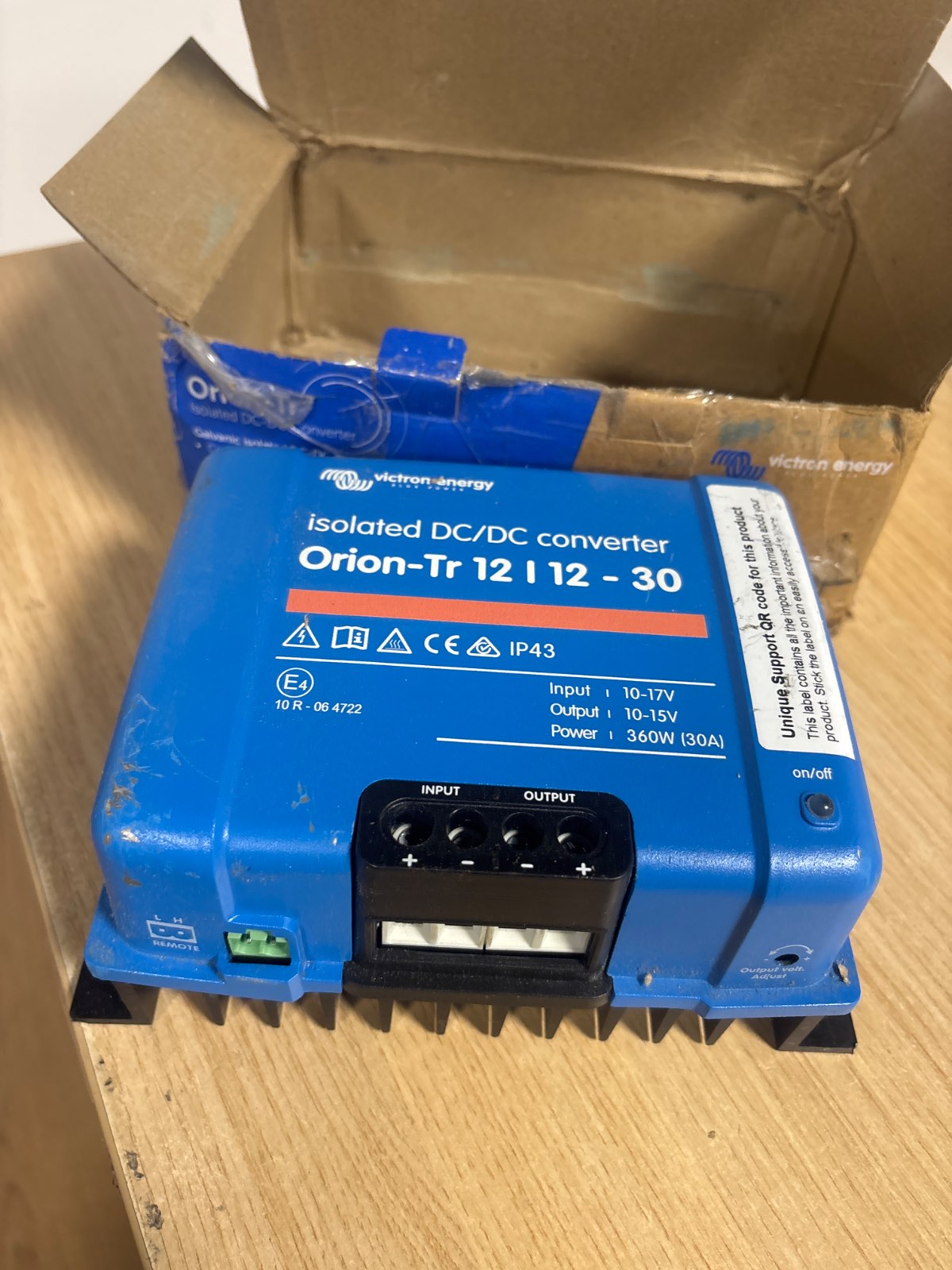 313797 - VICTRON ENERGY Konvertues Tensioni Orion-Tr - 12/12V 30A 360W - I izoluar