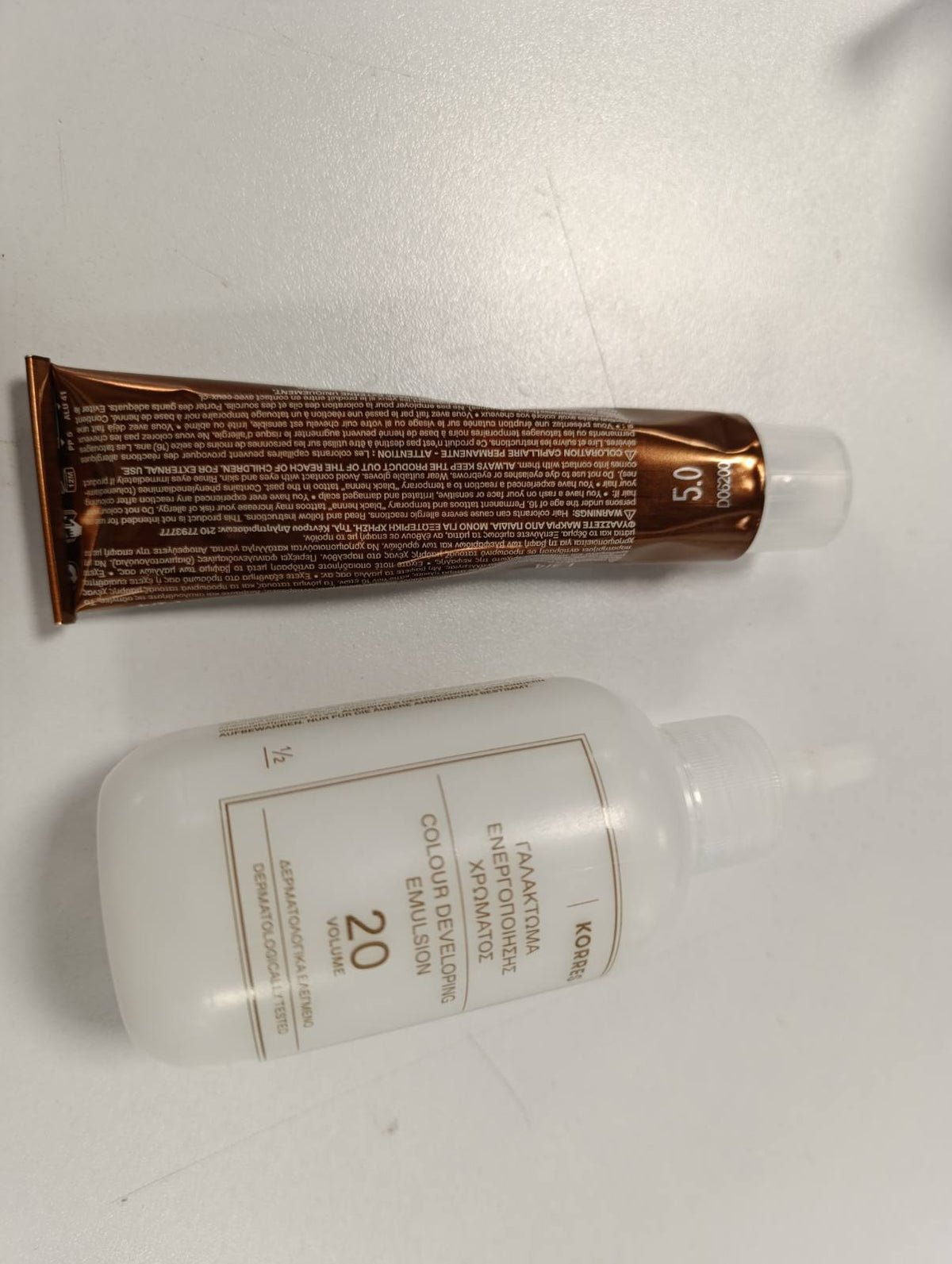 336411 - KORRES Argan Advanced Coloration Oil, Vaj Ngjyrosës i Avancuar, Kafe e Çelët 5.0, 145 ml