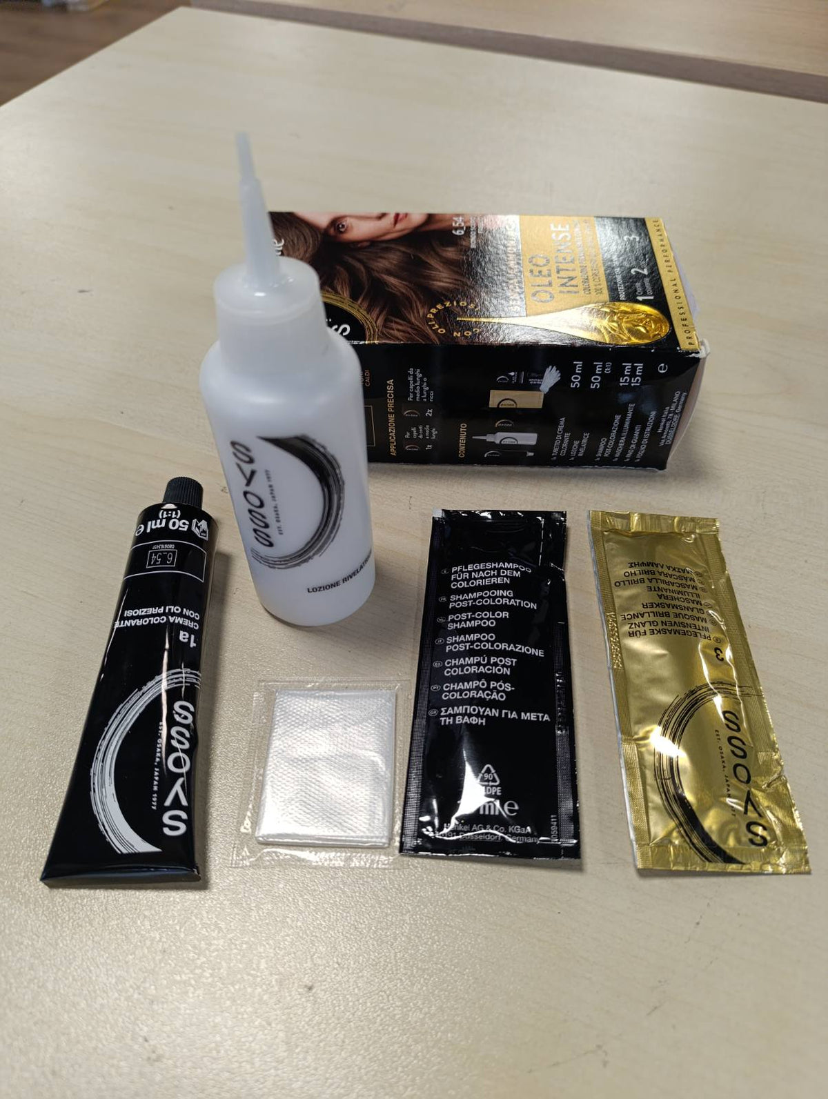 312406 - SYOSS nga PALETTE OLEO INTENSE, 6-54 Ngjyrë kafe e çelët hiri