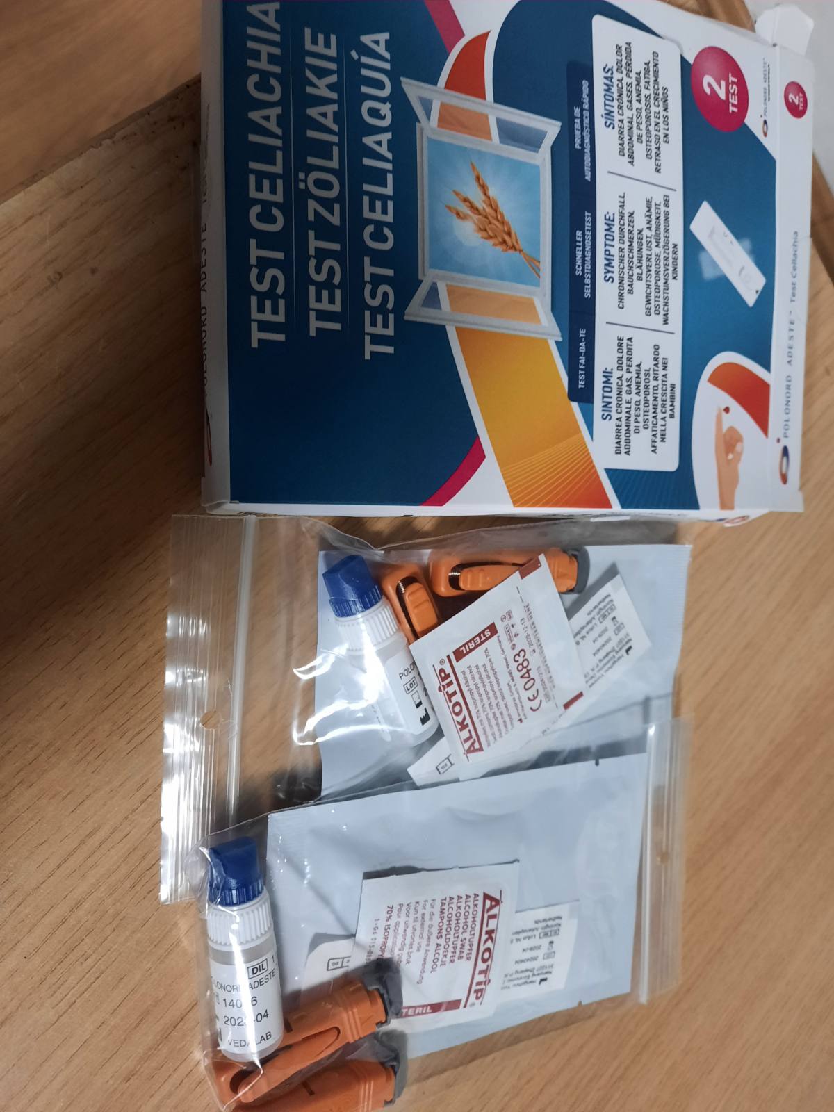 311463 - ADESTE Testi për Sëmundjen Celiake për të Rritur dhe Fëmijë, Rezultatet në 15 Minuta, 2 Teste