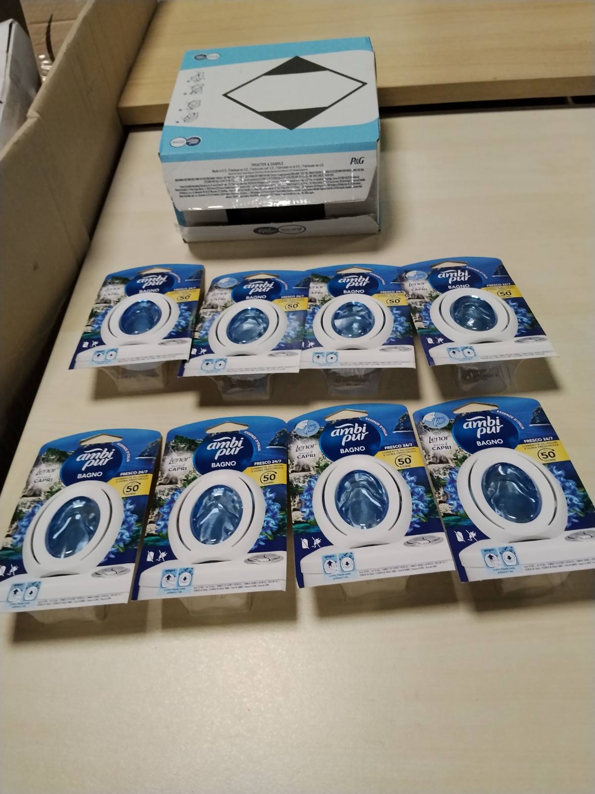 311123 - AMBI PUR Freskëues Banjoje, Eliminues Erërash, 8 copë, Capri Breeze