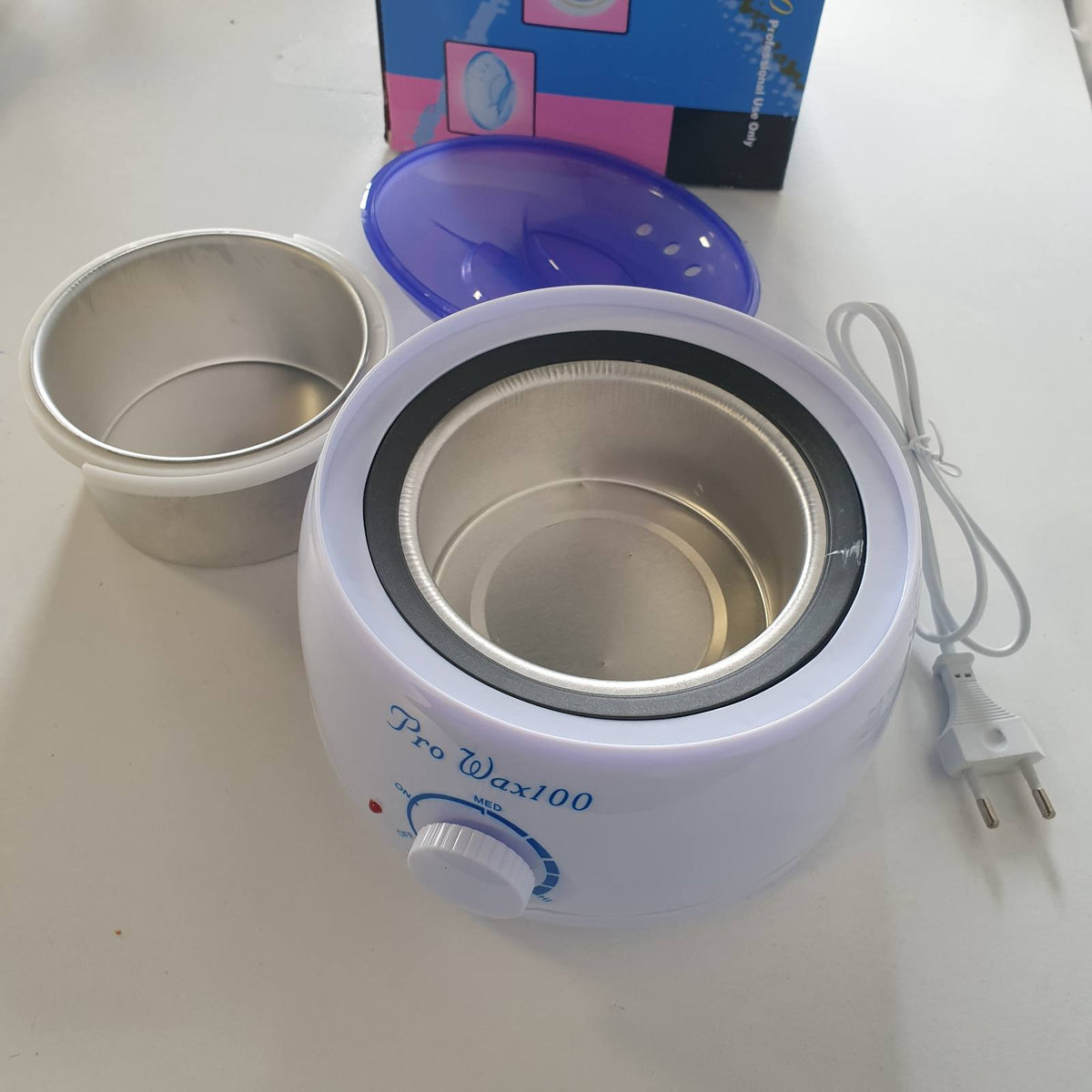311654 - KOHË ZBRITJESH Ngrohës Elektrik Profesional për Dyll, Termostat 100W Pro Wax 100 për Dyllim.