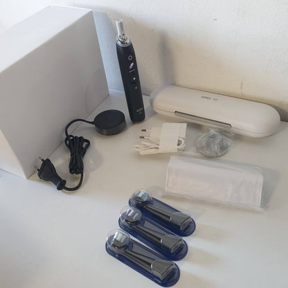 335752 - ORAL-B Furçë dhëmbësh elektrike iO 9, me 3 koka zëvendësuese, kuti, e zezë