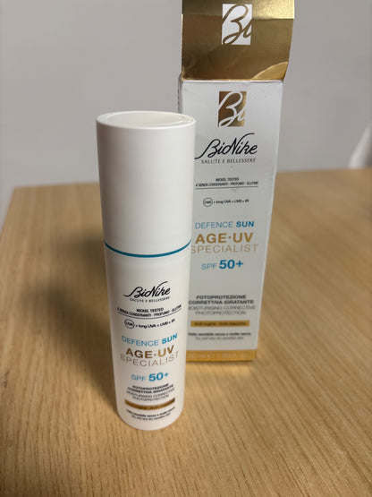 336648 - BIONIKE Defence Sun Krem për Fytyrën Anti-Rrudha SPF 50+, 50ml - Me Acid Hialuronik dhe Niacinamidë