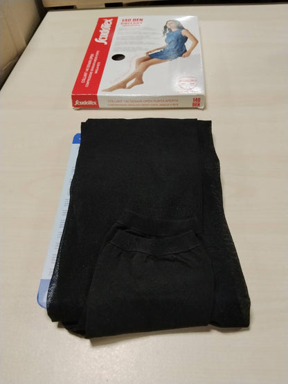336319 - SCUDOTEX Geta të Hapura, 140 Denier, Madhësia 2, të Zeza