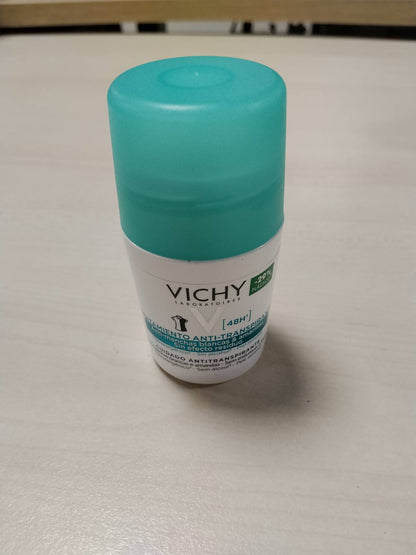 312157 - VICHY Antidjersës 48 orësh, deodorant roll-on për gra dhe burra, 50 ml, rezistent ndaj djersës dhe aromave, për lëkurë të ndjeshme