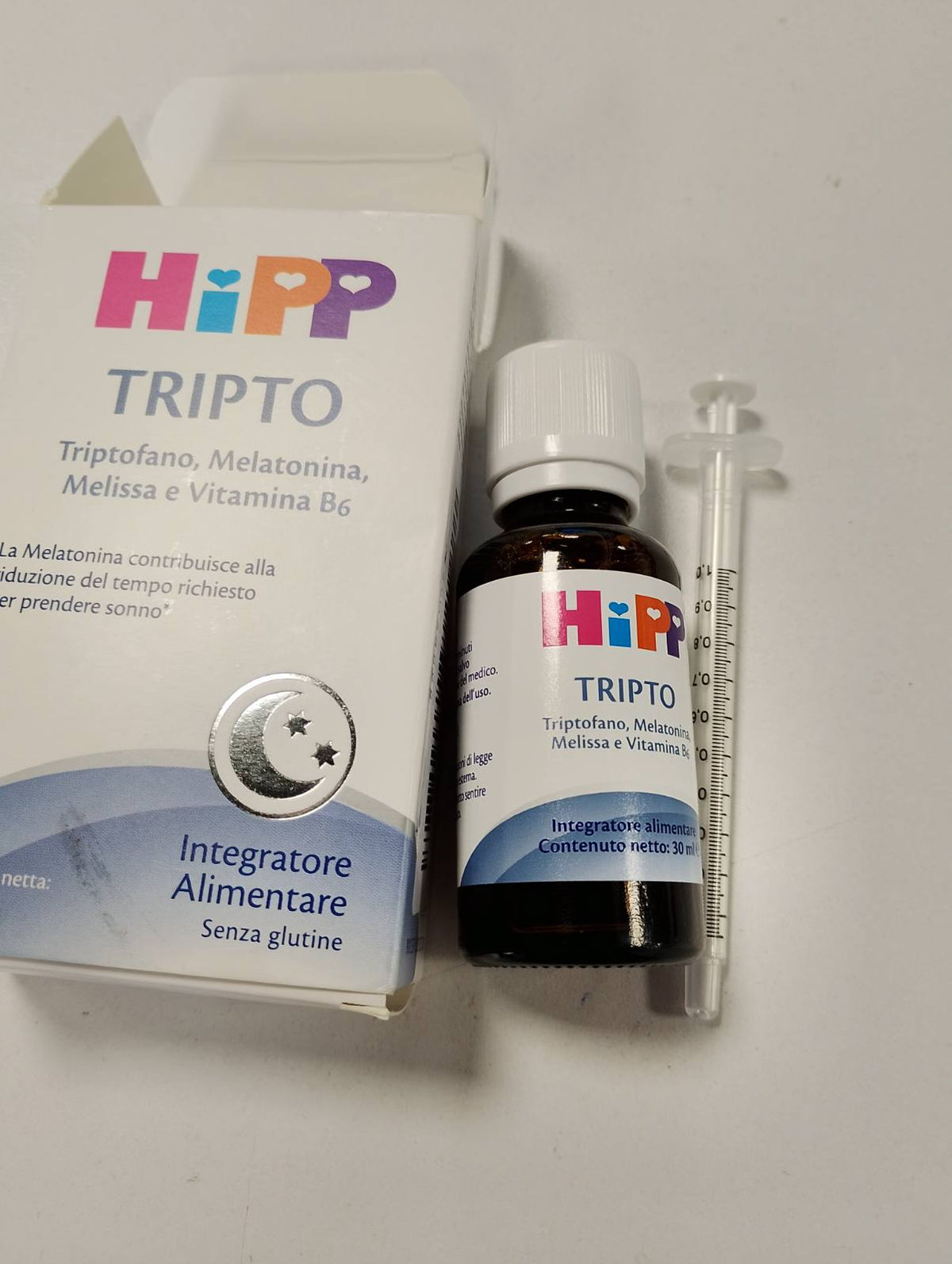 311686 - HIPP - HiPP TRIPTO, Shtesë Ushqimore për Gjumë Qetësues, Gjumë, Rënia në Gjumë, Fëmijë, Triptofan, Melatoninë, Melisa, Vitaminë B6, Shishe 30 ml, Pa Gluten