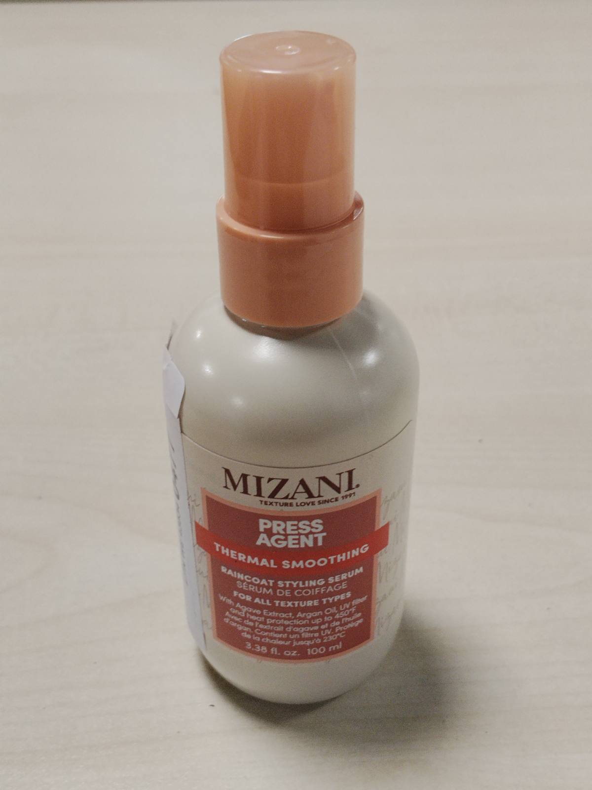 311385 - MIZANI Serum Stilues Termo-Mbrojtës, 100 ml, deri në 230 °C, për të gjitha llojet e teksturave të flokëve, me vaj argani dhe ekstrakt agave