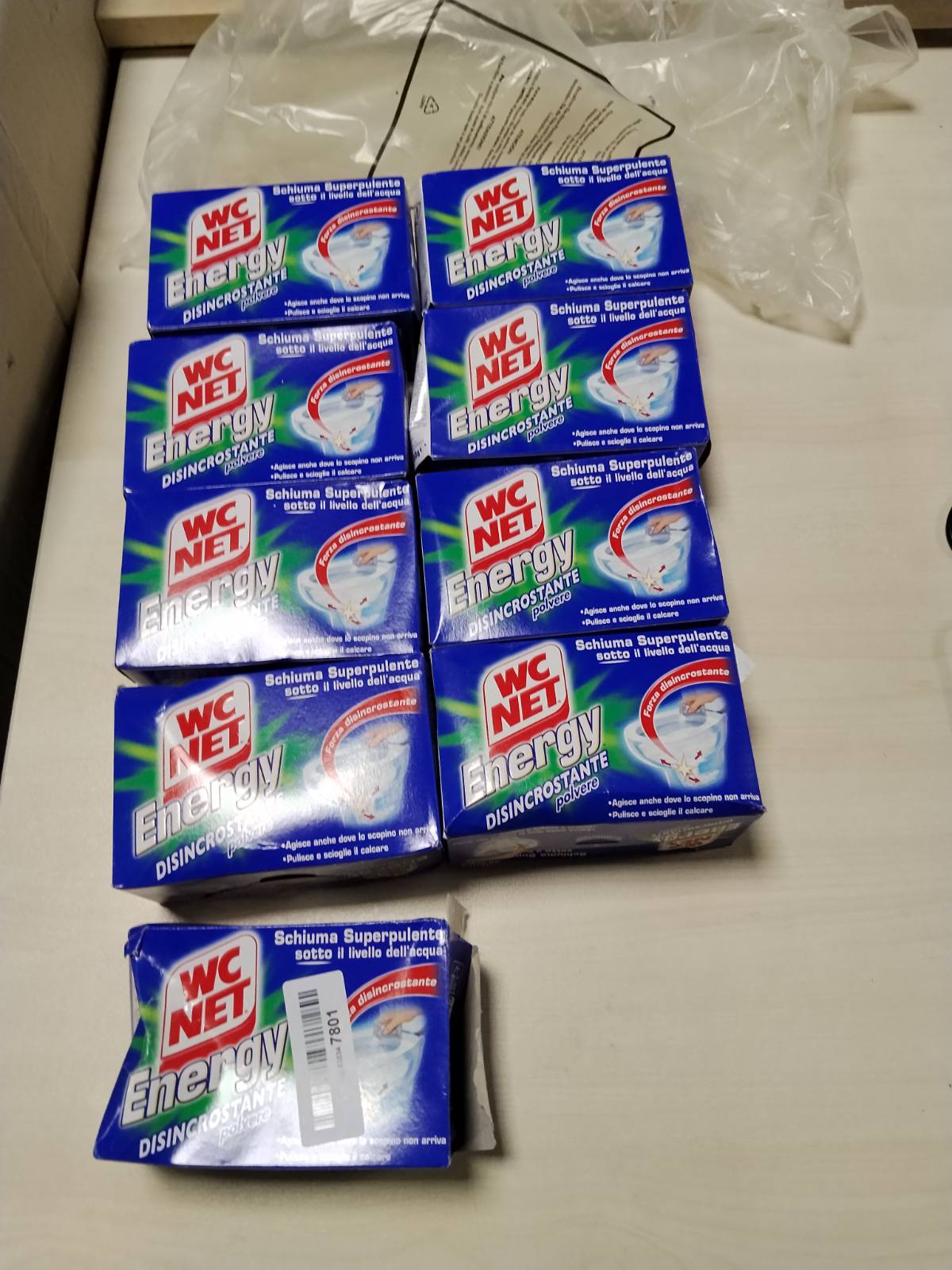311555 - ENERGY Descraper Rrjetë WC, Heqës pluhuri për gëlqere tualeti, Shkumë vetëpastruese, 4 qese x 12 pako