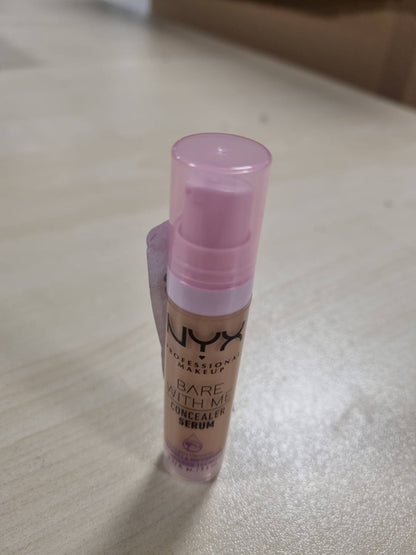 312355 - NYX Professional Makeup Serum Korrektor Bare With Me, natyral, mbulim i mesëm, bezhë, 9.6 ml