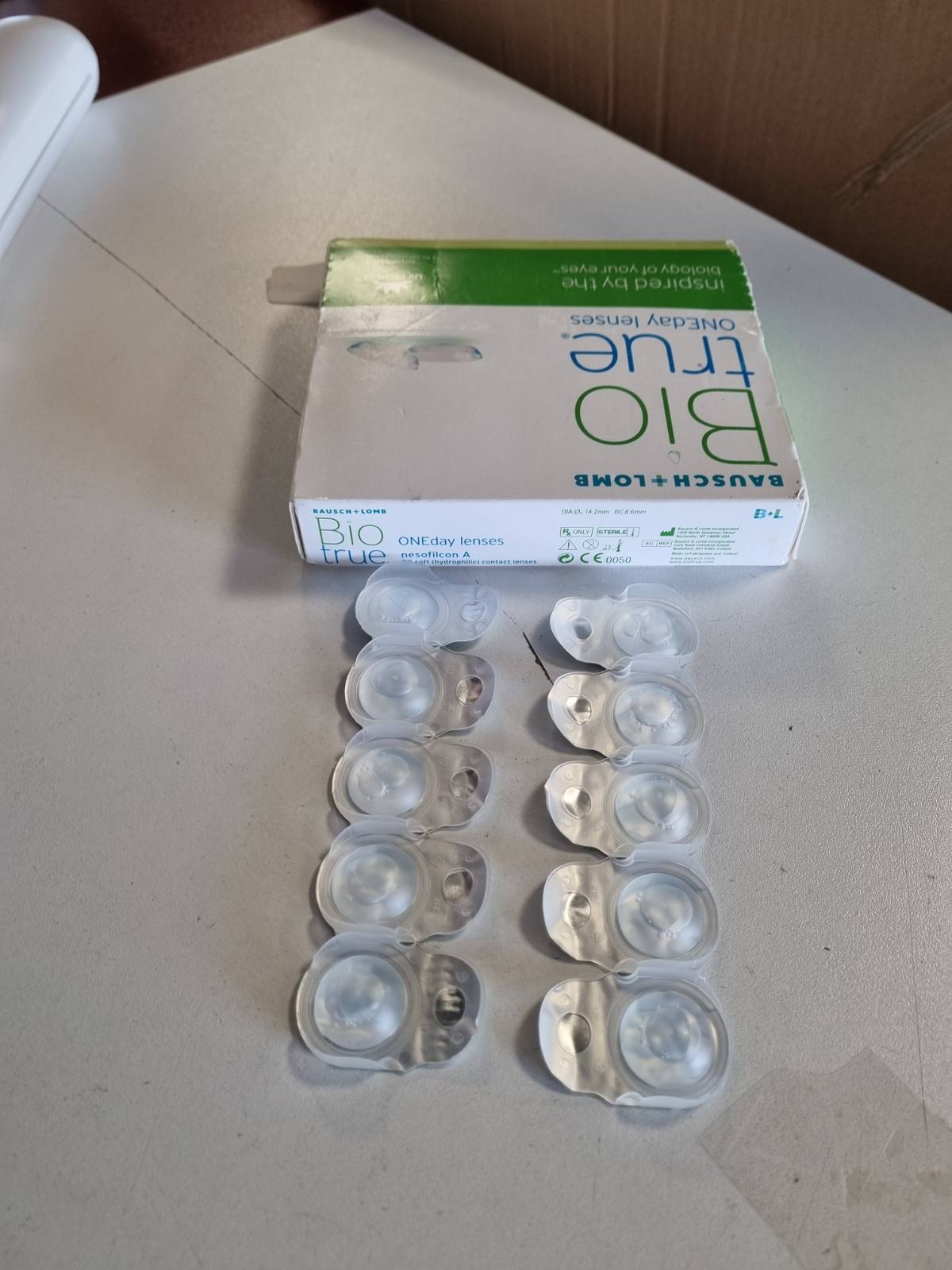 335875 - BIOTRUE Lente kontakti korrigjuese ONEday Daily 90 lente +0.75 D