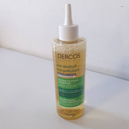 311729 - VICHY Dercos Anti-Zbokth, Shkumë Uji, Për Flokë Kaçurrela dhe të Çrregullta, Veprim Anti-Zbokth dhe Anti-Kruarje, Skalp i Qetë, Me Pirokton Olaminë dhe Acid Salicilik, 200 ml
