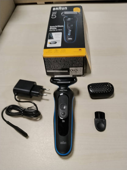 311020 - BRAUN Makinë rroje elektrike Series 5, 1 aksesor, model 52-B1600s, ngjyra blu