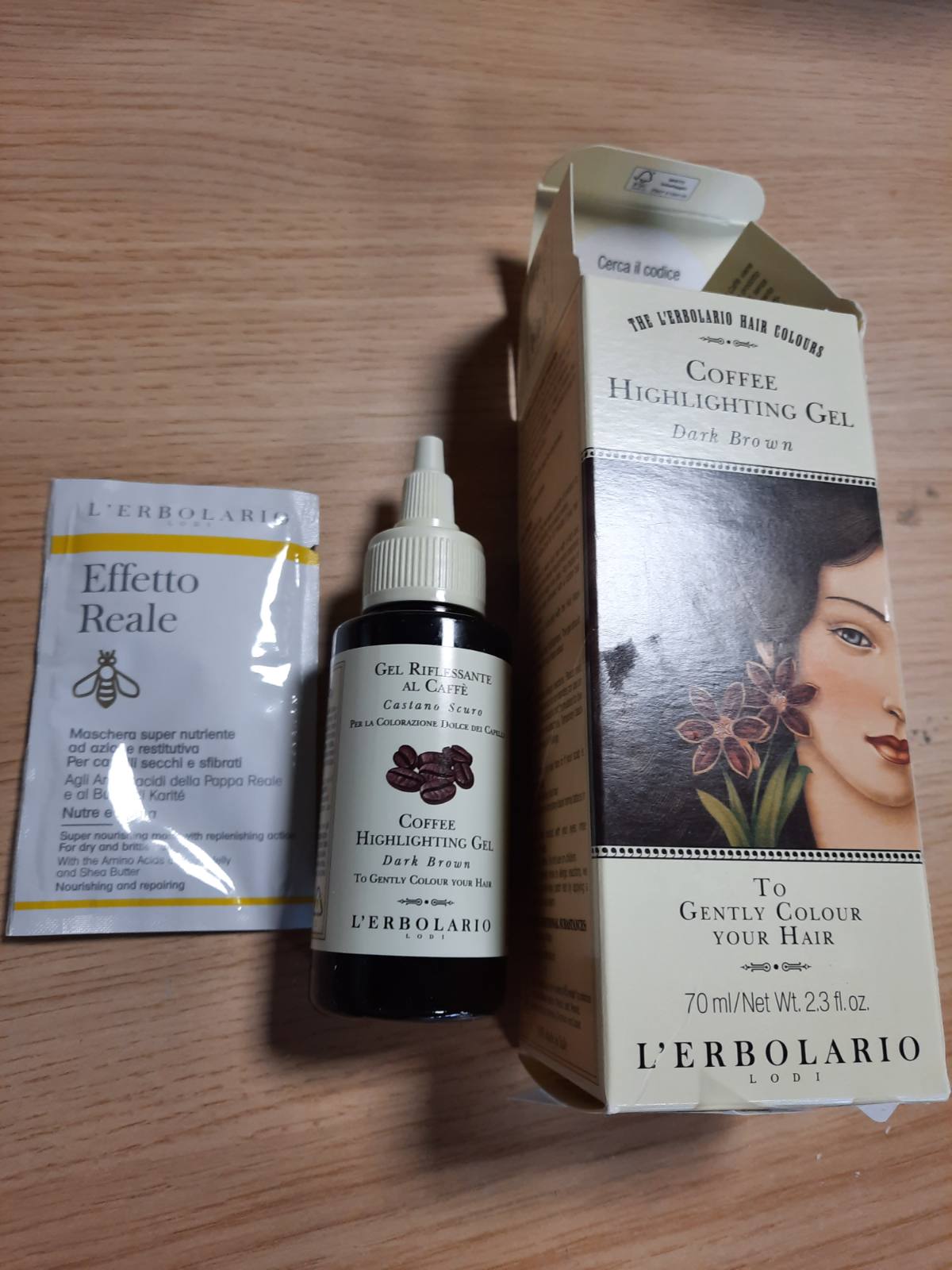 311766 - L'ERBOLARIO Xhel për Ngjyrosje Flokësh me Kafe, ngjyrë kafe e errët, 70 ml