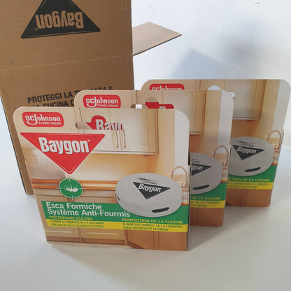 312089 - BAYGON Karrem për milingona, për brenda dhe jashtë, pako me 3 karremra