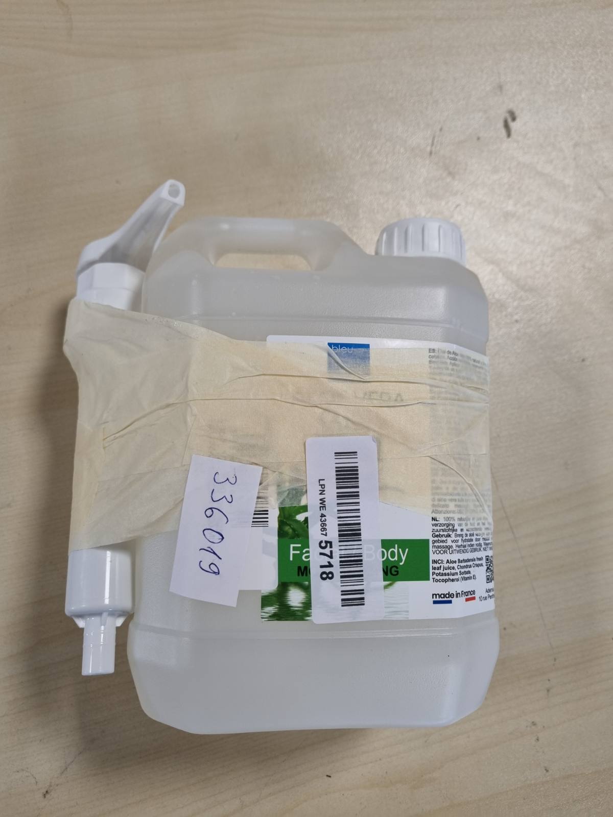 336019 - XHEL Aloe Vera, 100% Natyral, 2000 ml, Hidratues për Fytyrën dhe Trupin, Pas Diellit
