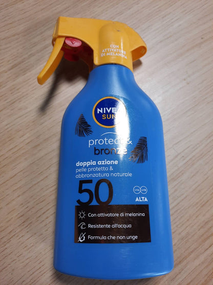 311804 - NIVEA SUN Spray Protect & Bronze SPF 50, 250 ml