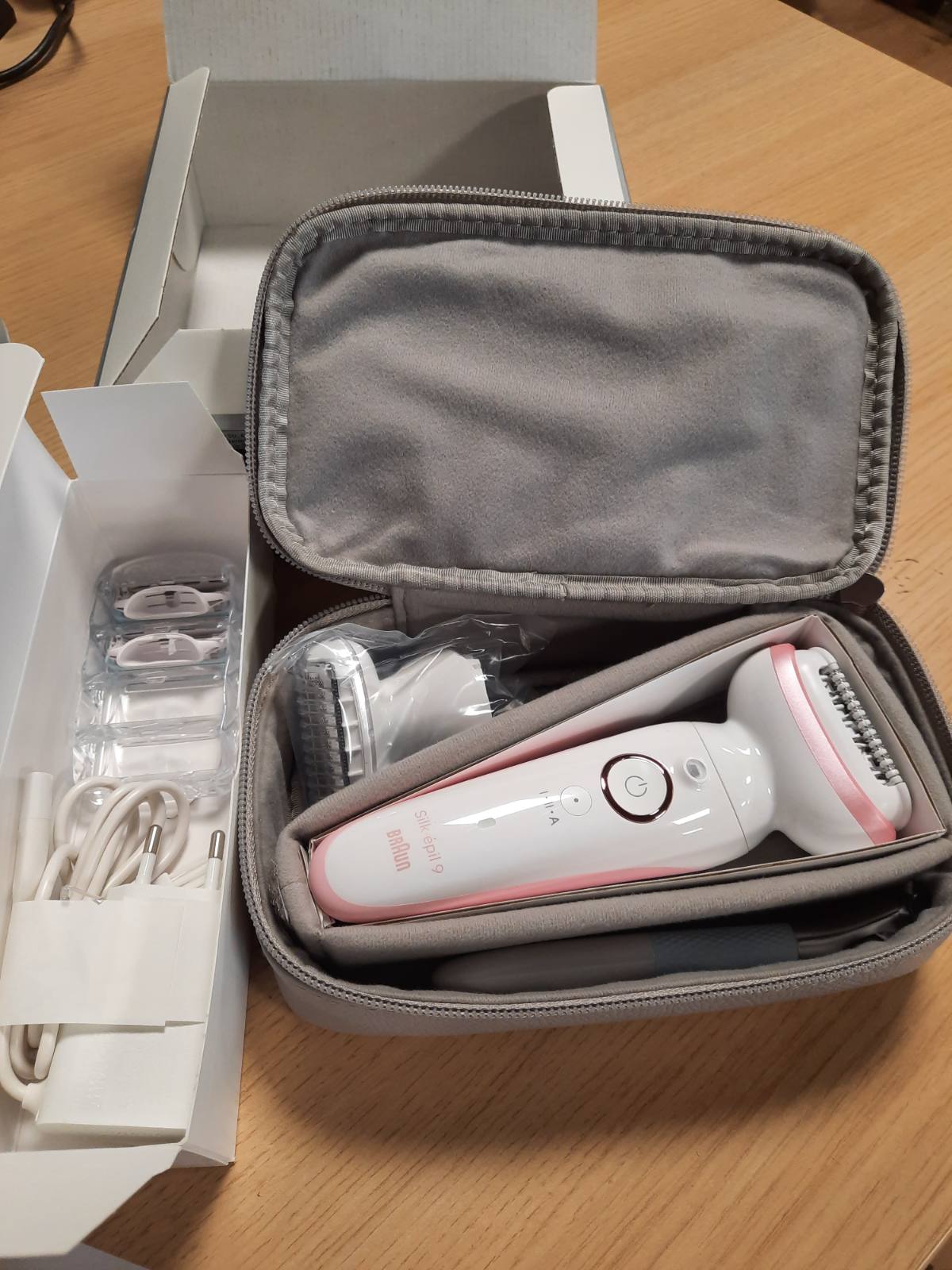 311011 - BRAUN Depilator elektrik Silk-Épil 9 për femra, 9-130 i bardhë, 13 watt, 2.5 cm