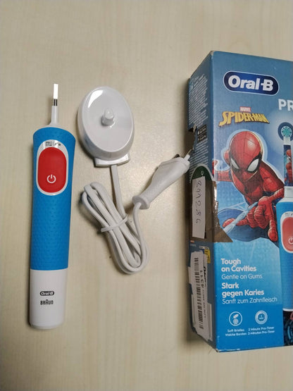 311286 - ORAL-B FURÇË DHËMBËSH ELEKTRIKE E RIKARIKUESHME PRO KIDS MARVEL SPIDERMAN, 1 KOKË FURÇE, PËR FËMIJË 3 VJEÇ E LART