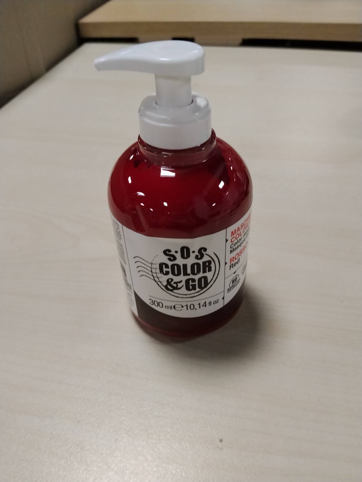 312432 - MASKË me Ngjyrë Reflektuese dhe Shkëlqyese SOS Color 6 Go, e Kuqe, 300 ml.
