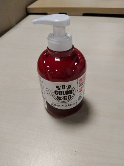 312432 - MASKË me Ngjyrë Reflektuese dhe Shkëlqyese SOS Color 6 Go, e Kuqe, 300 ml.